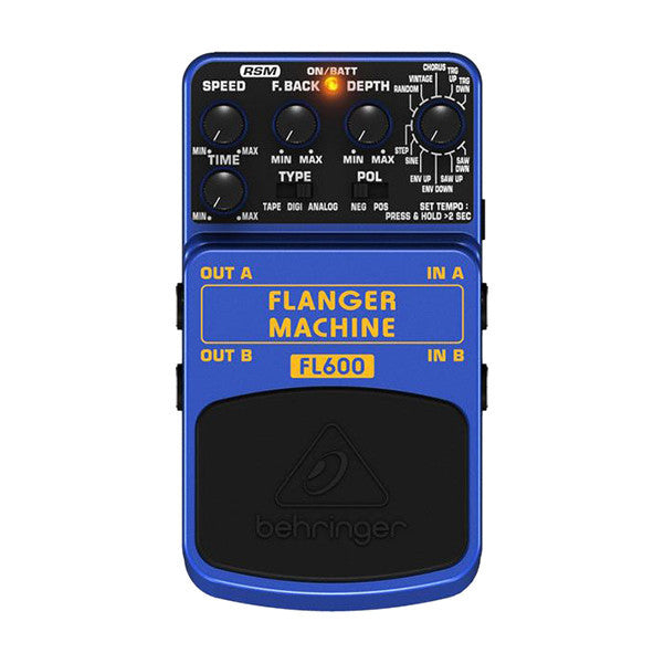 behringer effect pedals behringer fl600 flanger machine