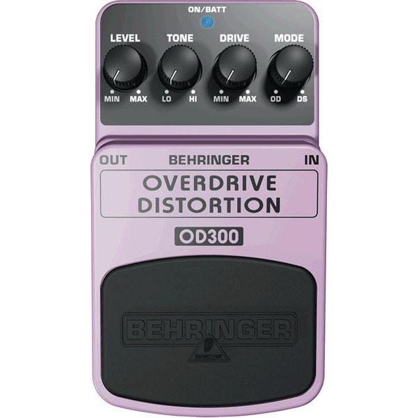 behringer effect pedals behringer od300 overdrive/distortion guitar effects pedal