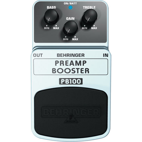 behringer effect pedals behringer pb100 preamp/booster