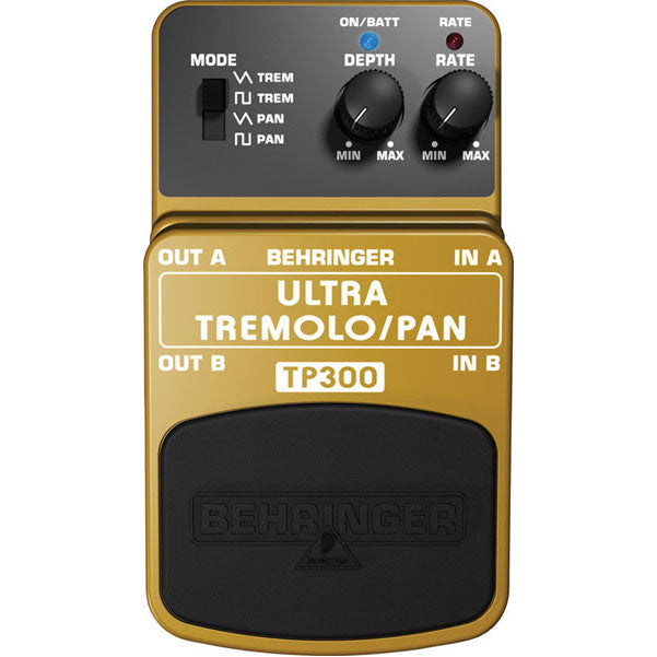 behringer effect pedals behringer tp300 ultra tremolo/pan