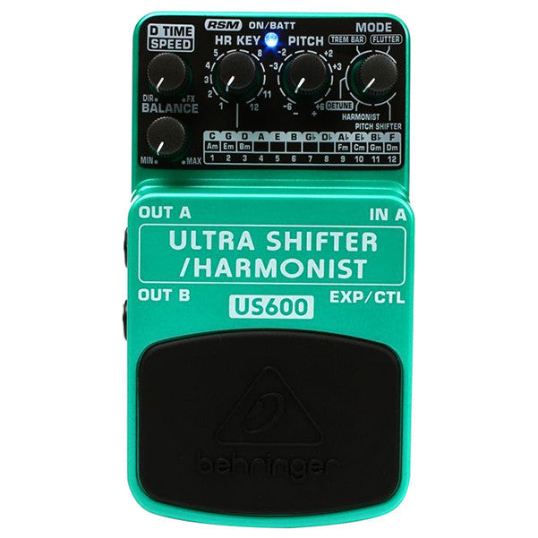 behringer effect pedals behringer us600 ultra shifter/harmonist guitar effects pedal