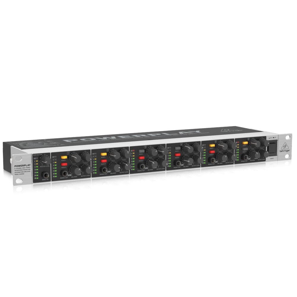 behringer headphone amplifiers behringer ha6000 6-channel high-power headphone amplifier