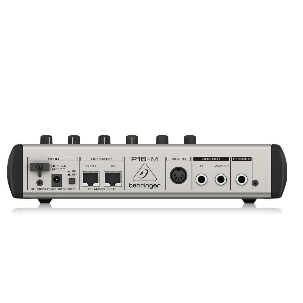 behringer headphone amplifiers behringer powerplay p16m 16-channel digital personal mixer
