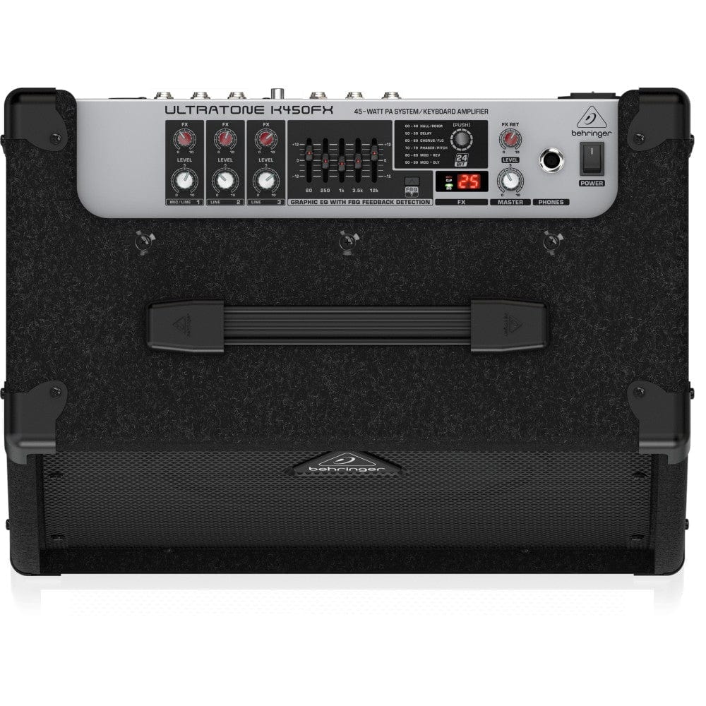 behringer keyboard amplifiers behringer ultratone k450fx keyboard amp/pa system