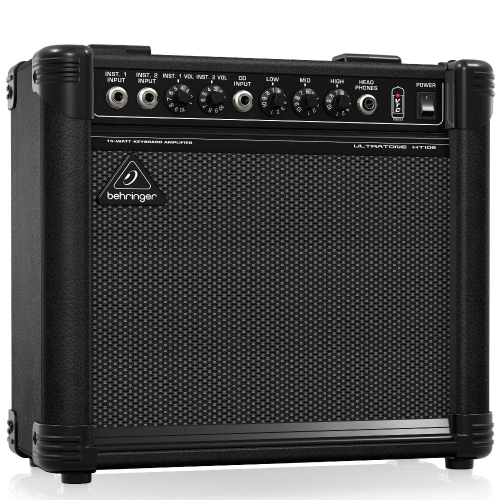 behringer keyboard amplifiers behringer ultratone kt108 15w keyboard amplifier