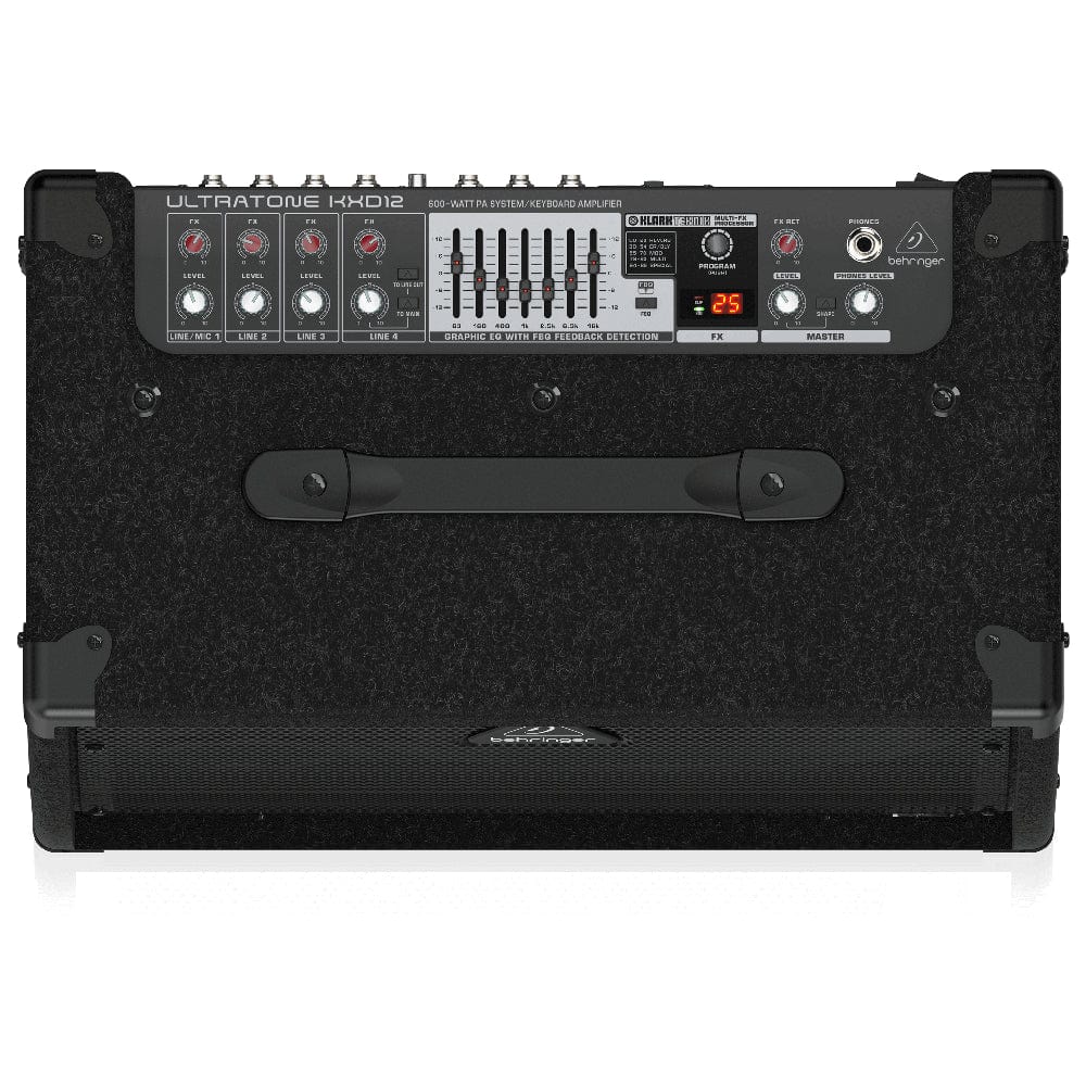 behringer keyboard amplifiers behringer ultratone kxd12 600 watt keyboard amplifier
