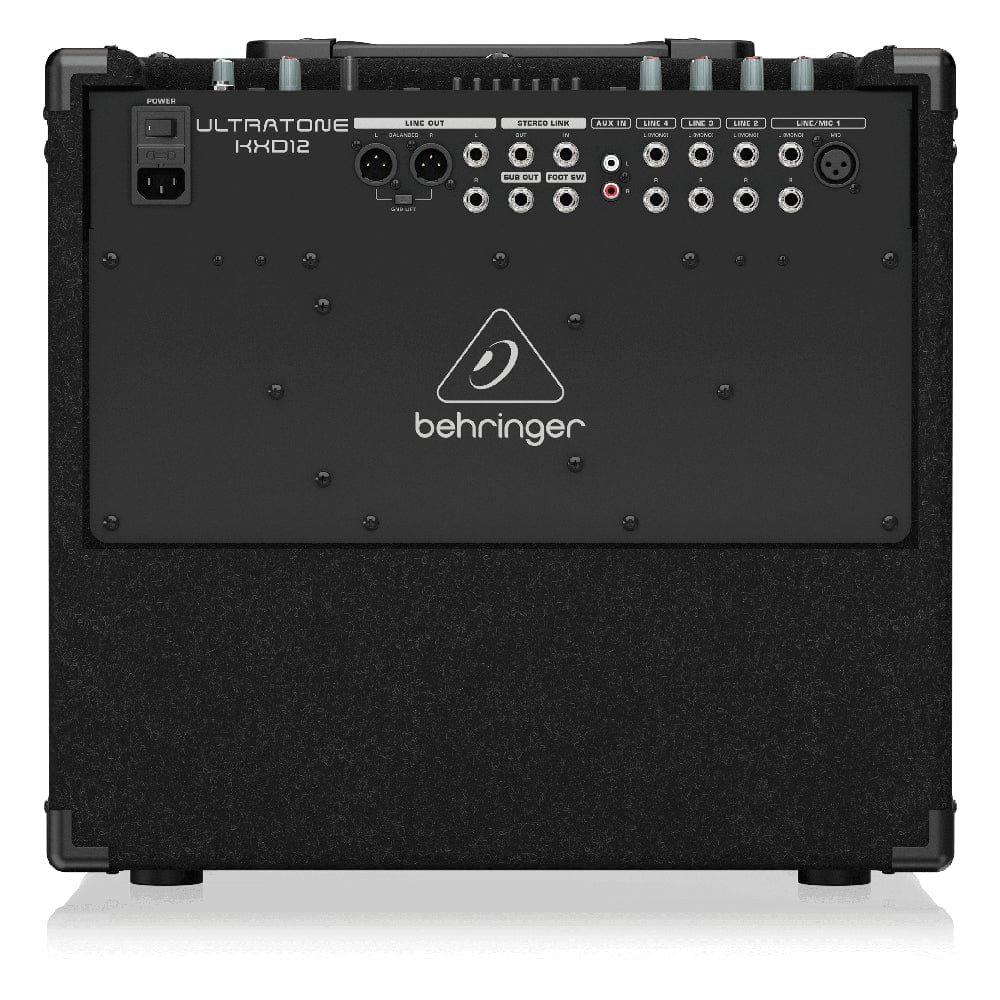 behringer keyboard amplifiers behringer ultratone kxd12 600 watt keyboard amplifier