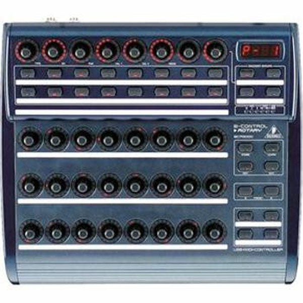 behringer midi controllers behringer bcr2000 b-control rotary midi controller