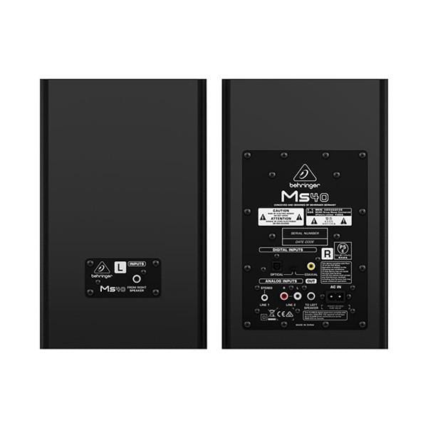 behringer monitor speaker bundles behringer ms40 digital monitor speakers system with isolation pads, cables, and ebook - pair