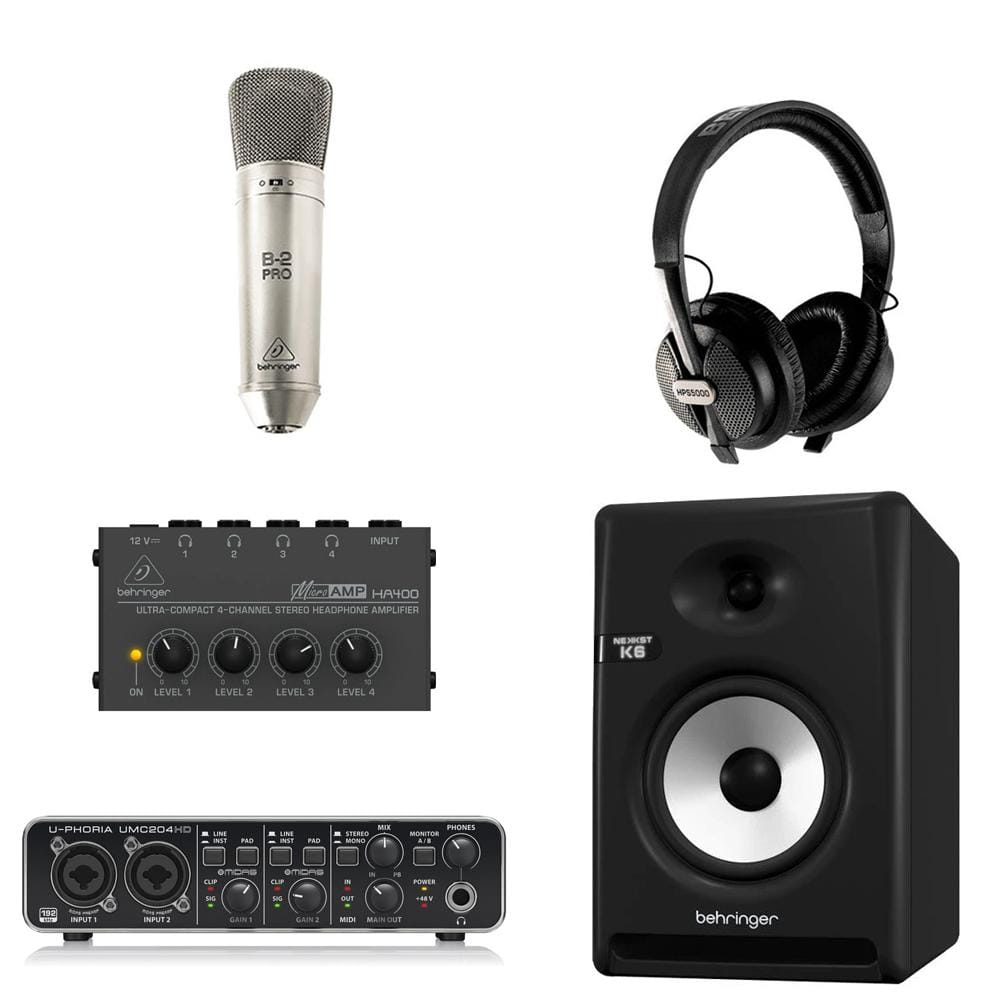 behringer monitor speakers behringer artist recording 1 bundle