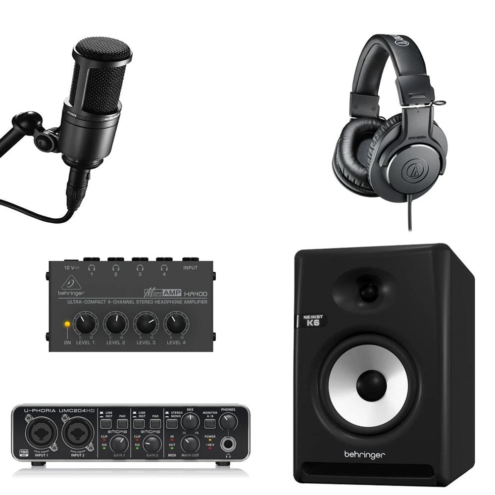 behringer monitor speakers behringer artist recording 2 bundle