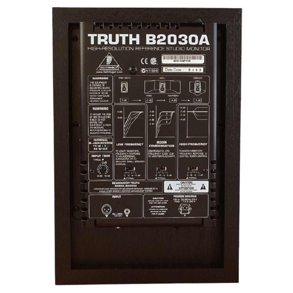 behringer monitor speakers behringer truth b2031a active monitor (single)