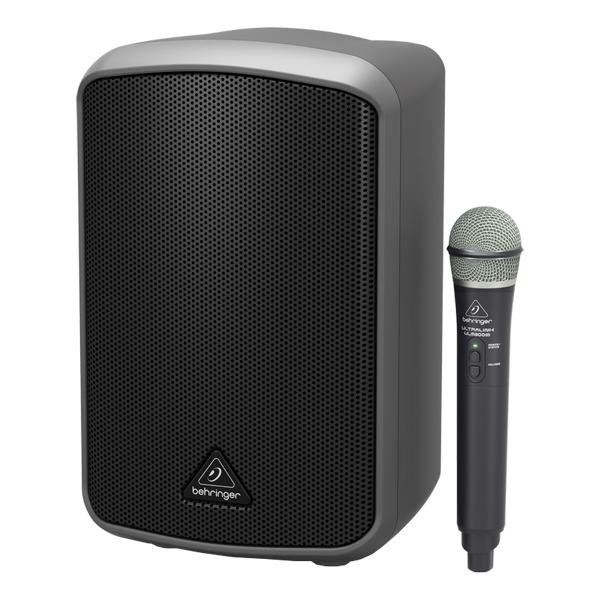 behringer pa systems behringer europort mpa100bt 100w speaker with microphone