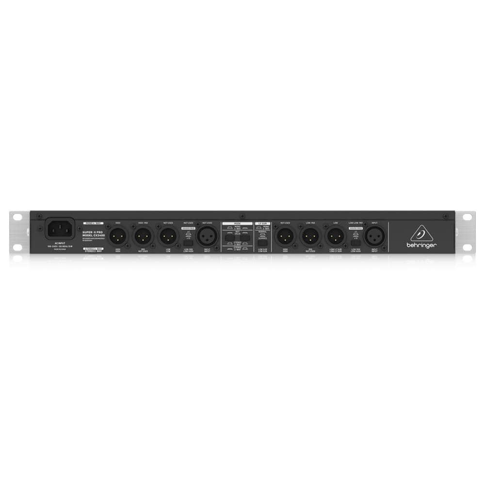 behringer passive crossovers behringer cx3400 v2 stereo 2-way/3-way/mono 4-way crossover