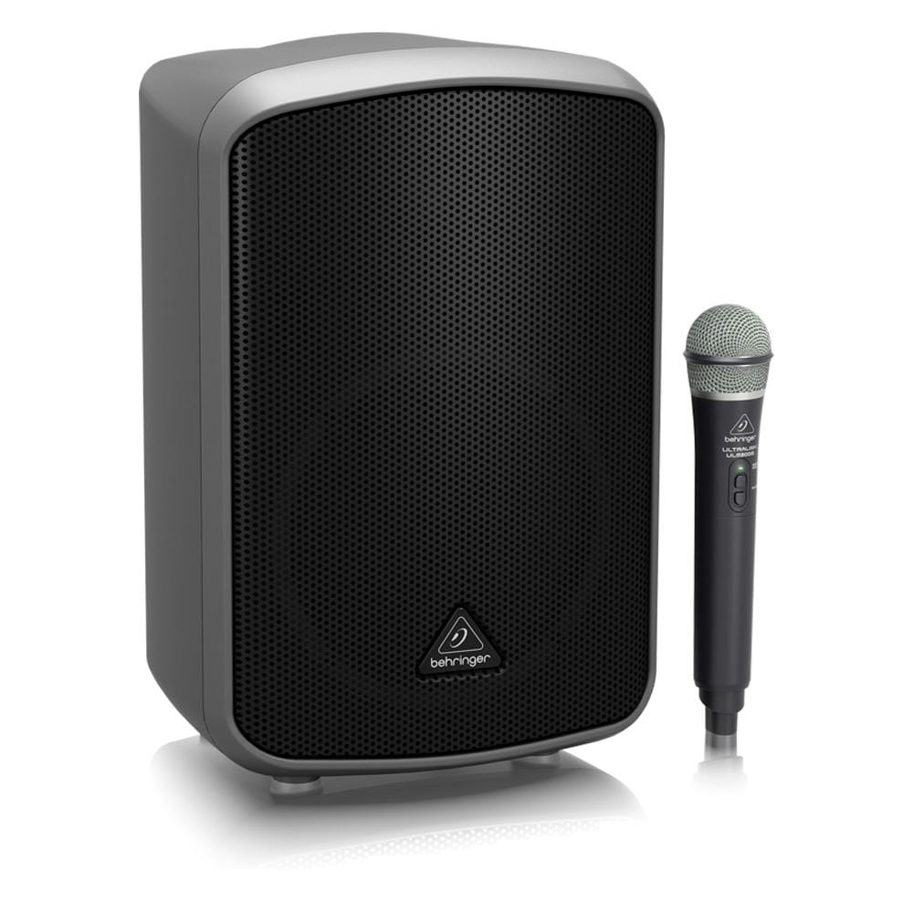 behringer portable pa systems behringer europort mpa200bt portable pa speaker with wireless microphone
