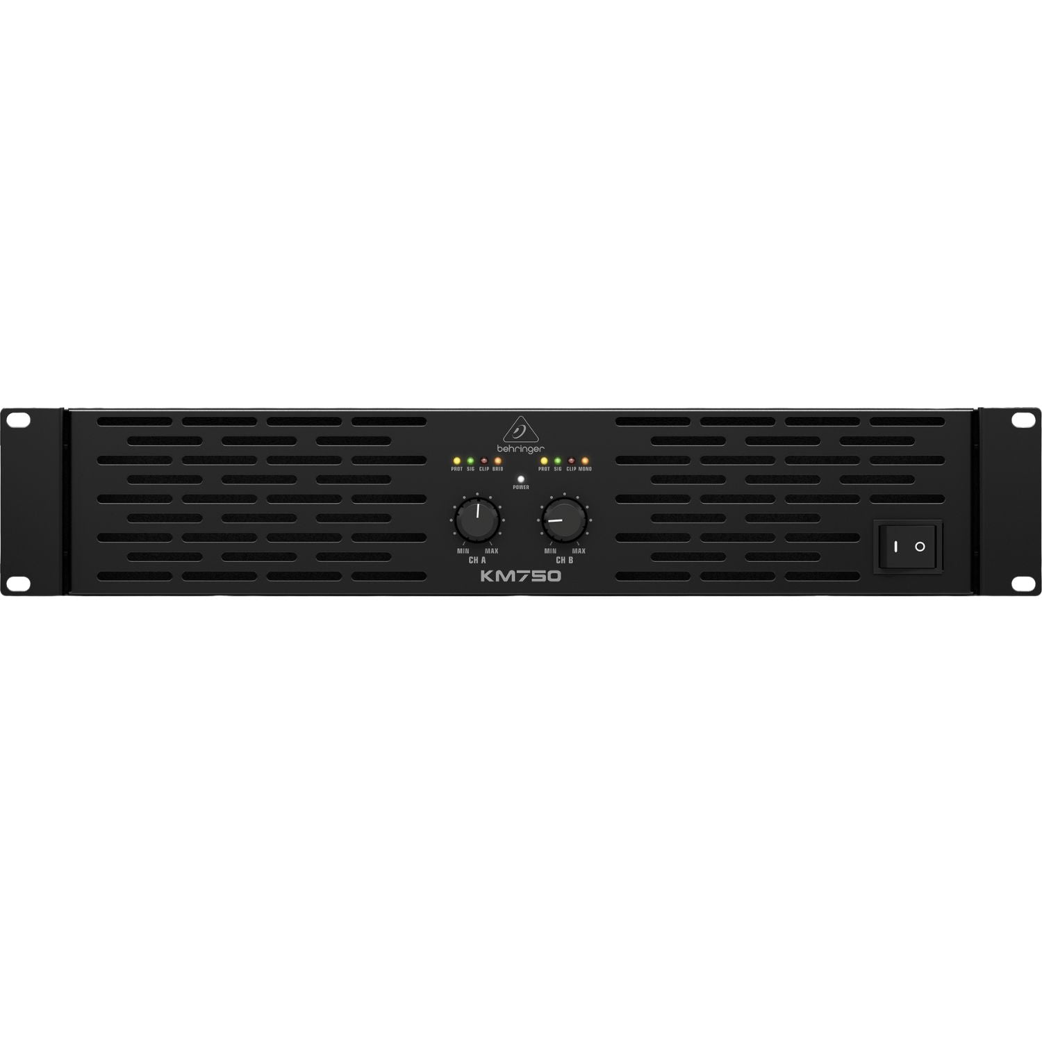 Behringer Power Amplifiers Behringer KM750 Professional Stereo Power Amplifier
