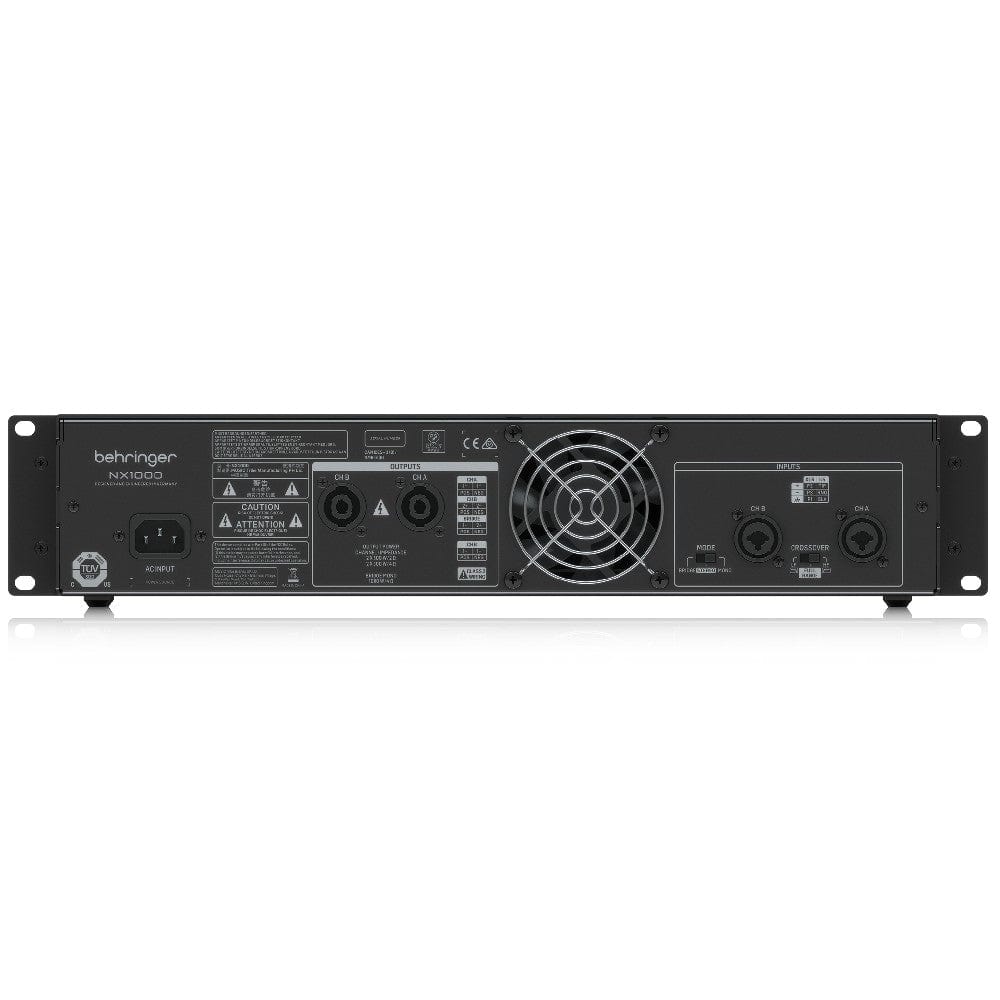 behringer power amplifiers behringer nx1000 portable power amplifier