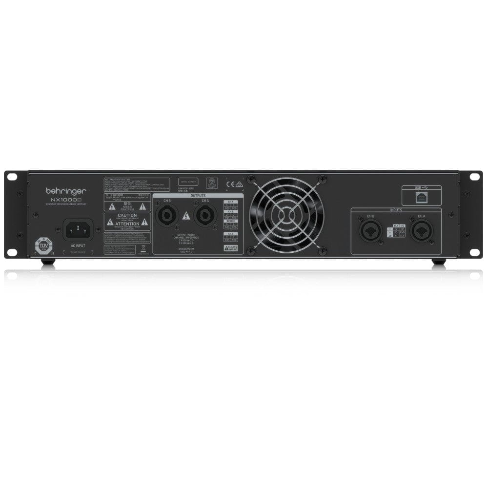 behringer power amplifiers behringer nx1000d ultra-lightweight class-d power amplifier