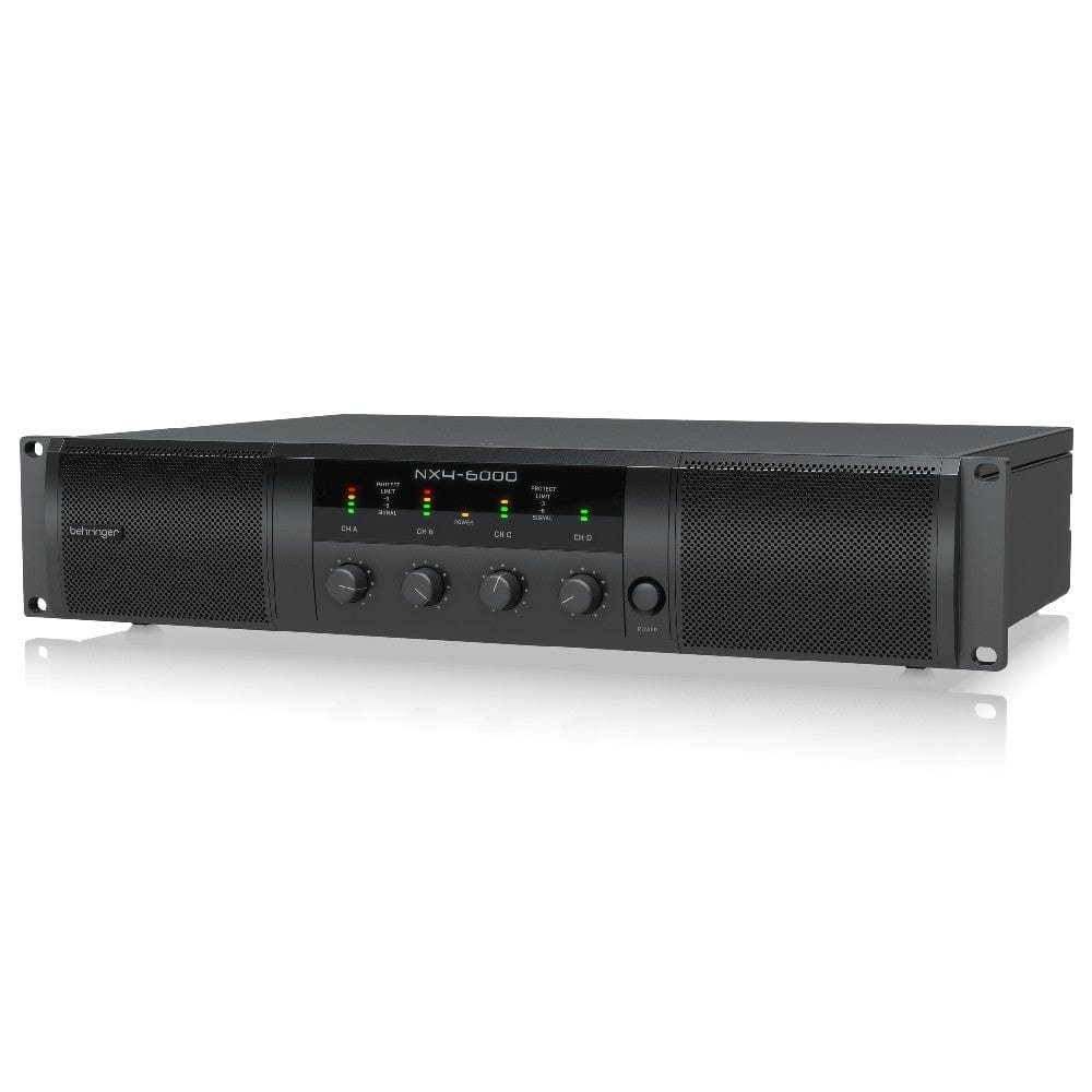 behringer power amplifiers behringer nx4-6000 portable power amplifier