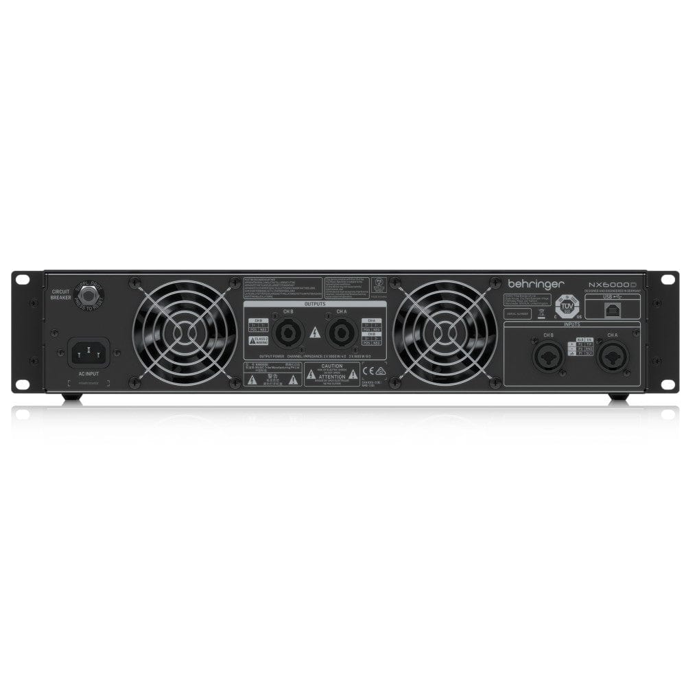 behringer power amplifiers behringer nx6000d portable power amplifier