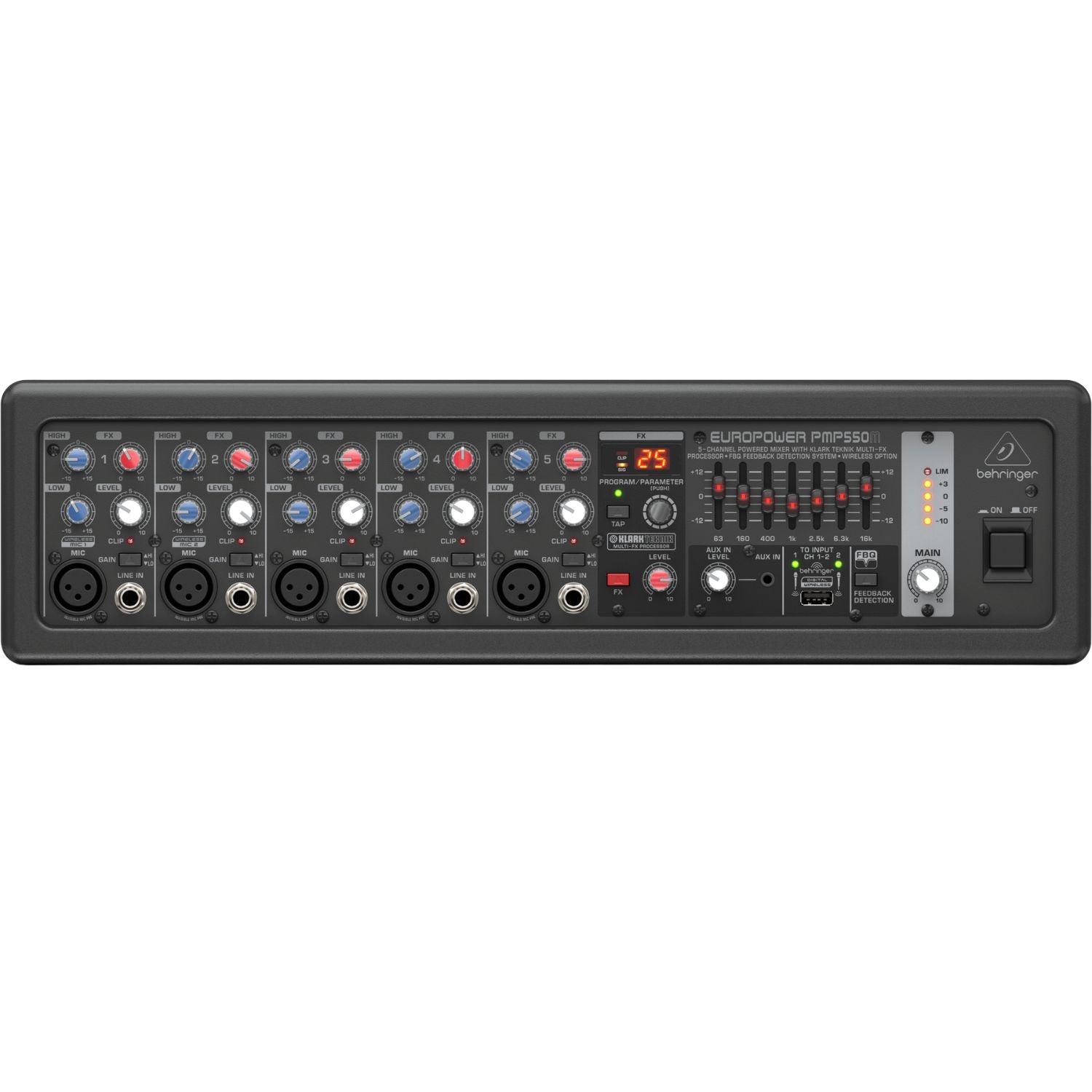 Behringer Powered Mixers Behringer PMP550M Powered Mixer