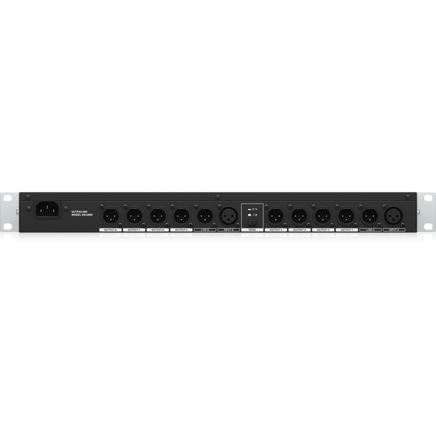 Behringer Signal Processors Behringer DS2800 Professional 2-Input 8-Output Distribution Splitter