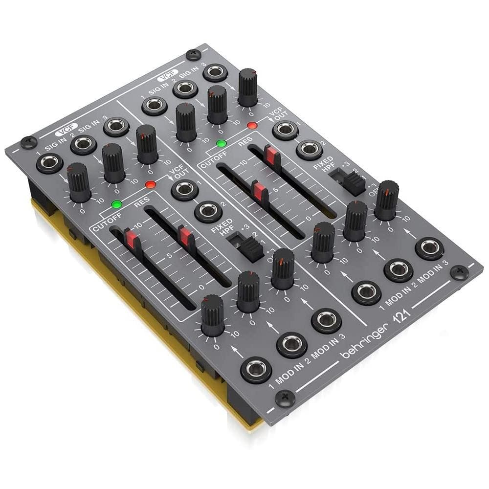 behringer synthesizers behringer 121 dual vcf legendary analog dual vcf module for eurorack synthesizer