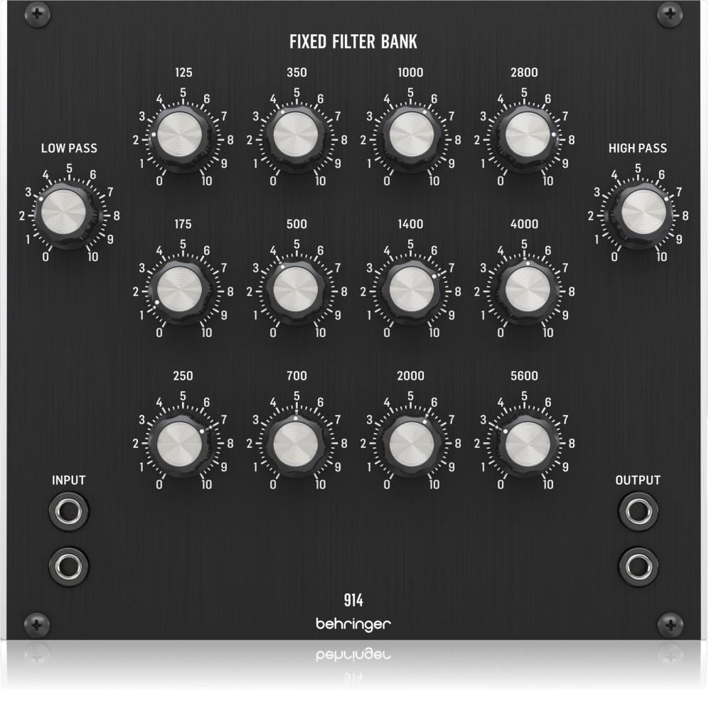 behringer synthesizers behringer 914 fixed filter bank legendary analog module for eurorack synthesizer
