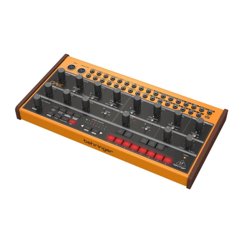 behringer synthesizers behringer crave analog semi-modular synthesizer with 32-step sequencer