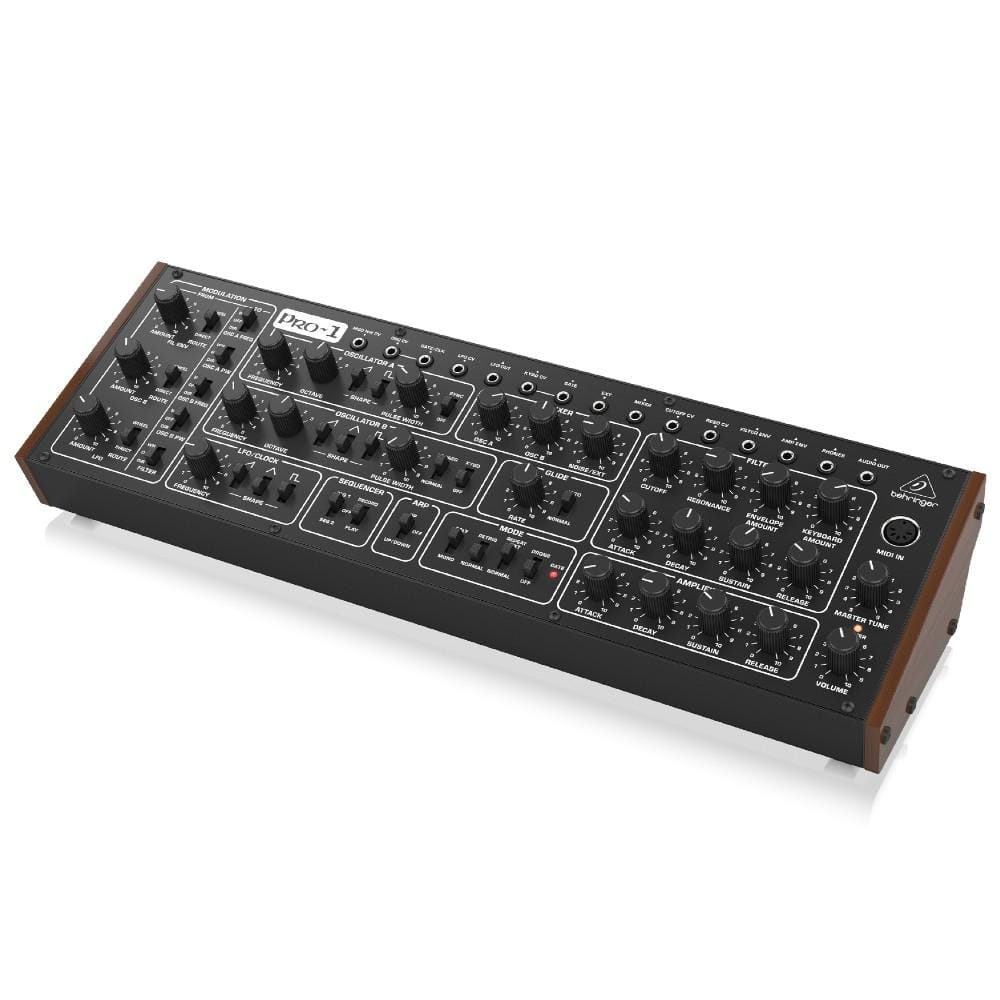 behringer synthesizers behringer pro 1 analog synthesizer with dual vcos