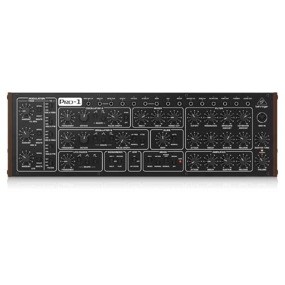 behringer synthesizers behringer pro 1 analog synthesizer with dual vcos