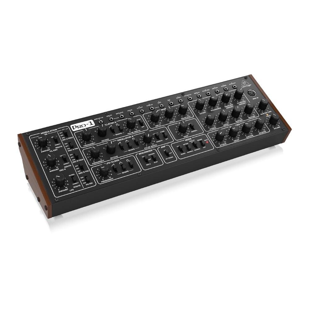 behringer synthesizers behringer pro 1 analog synthesizer with dual vcos