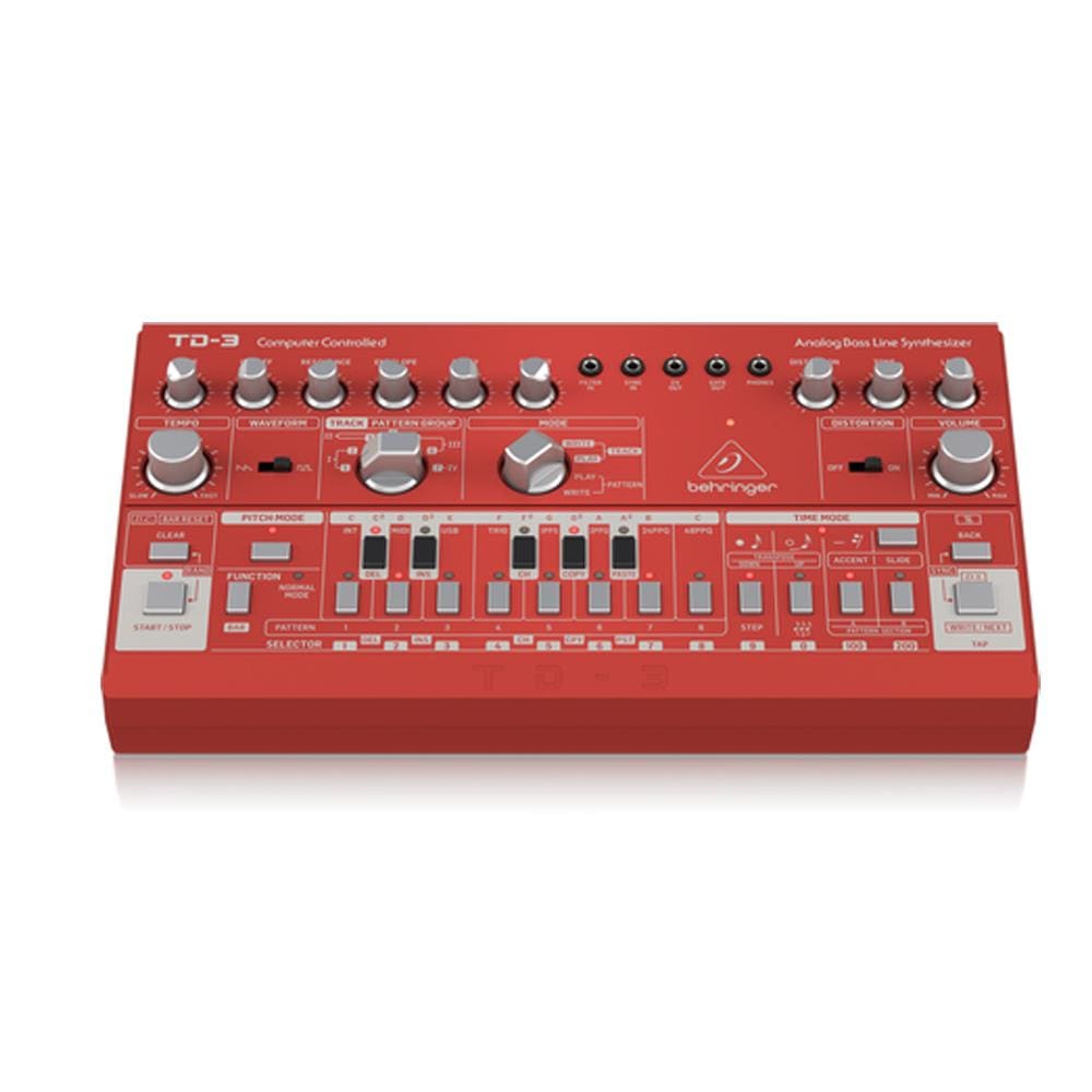 behringer synthesizers behringer td-3 16 step analog bass line synthesizer