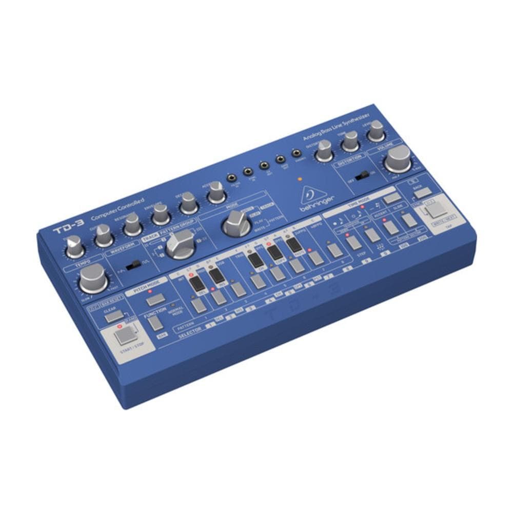 behringer synthesizers behringer td-3 16 step analog bass line synthesizer #color_blue