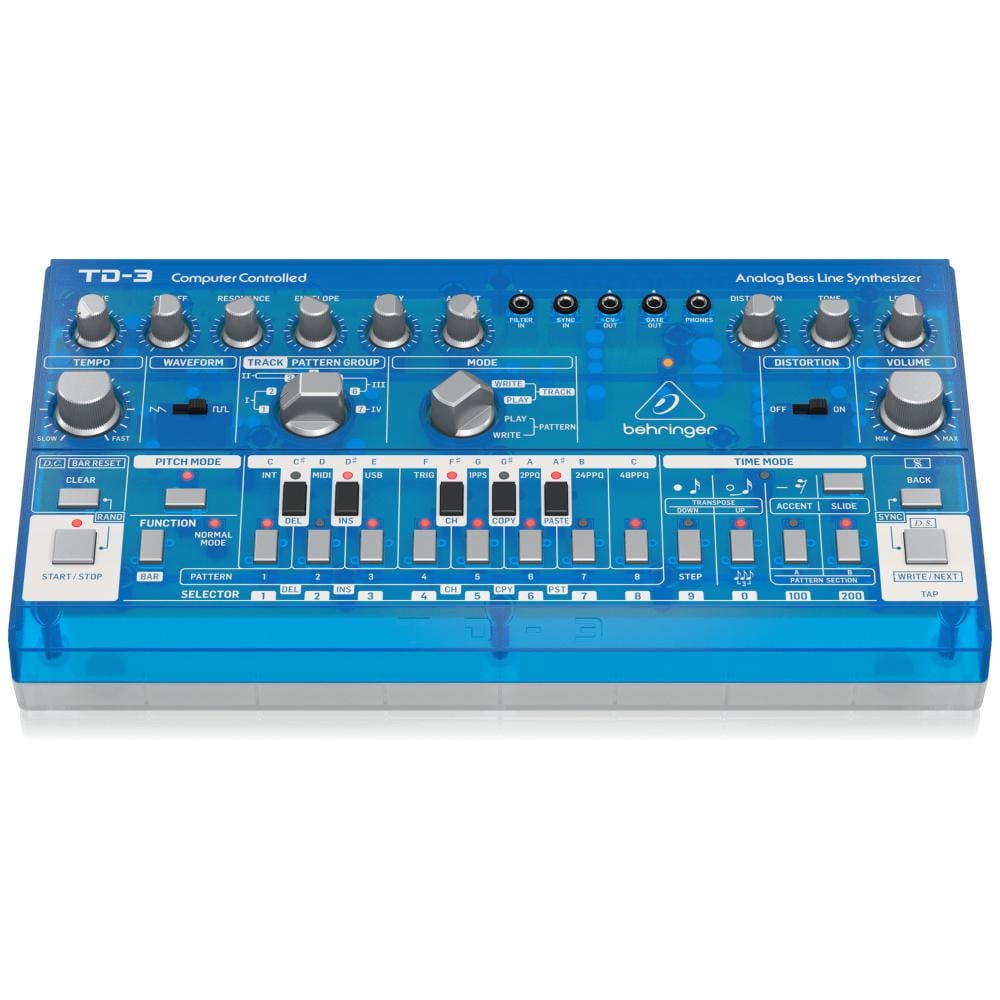 behringer synthesizers behringer td-3 16 step analog bass line synthesizer #color_silver