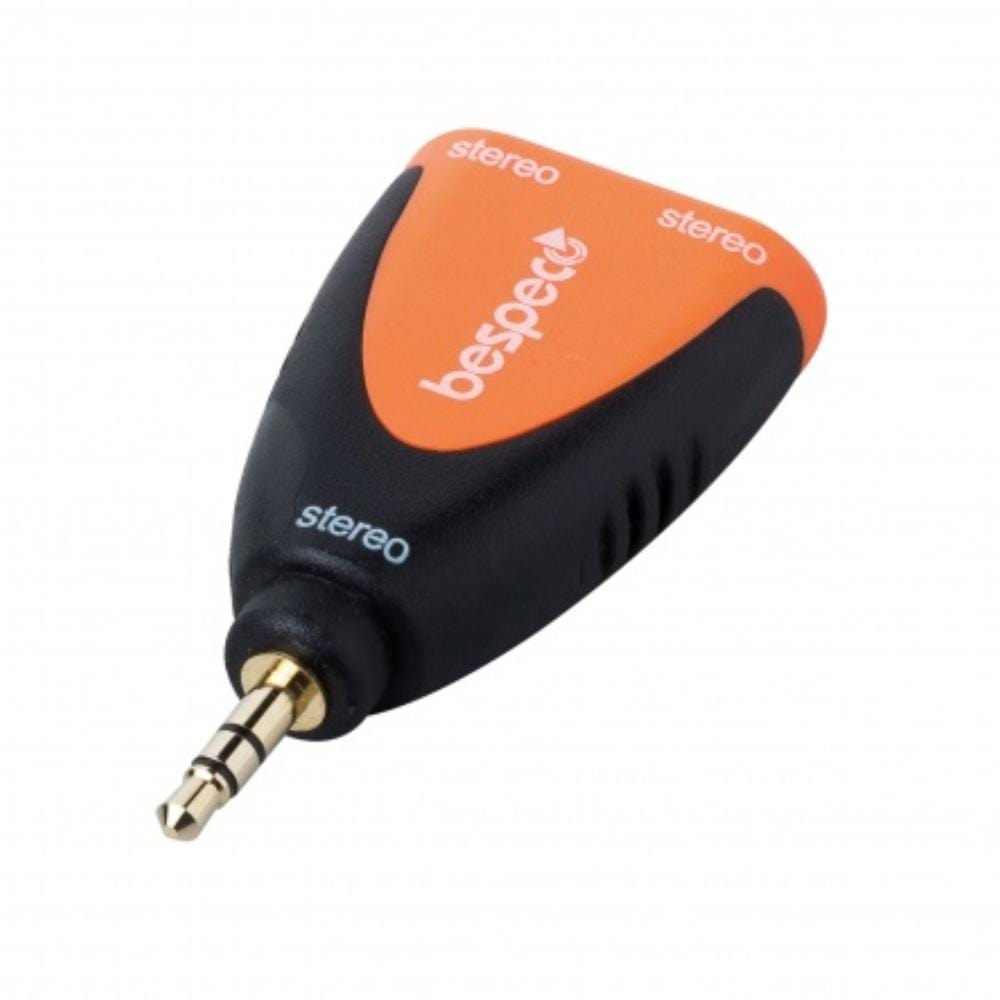 bespeco cables and connectors bespeco slad225 stereo jack 3.5mm to 2x3.5mm jack adapter