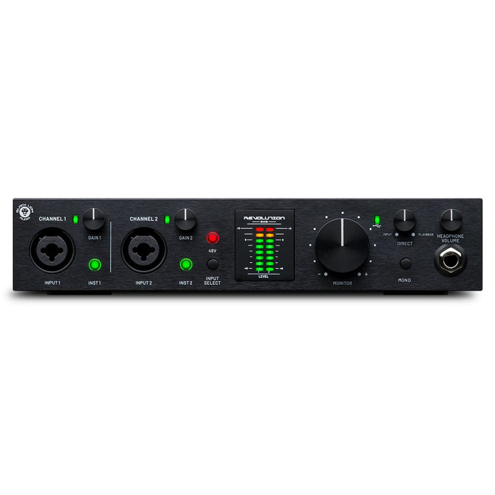 black lion audio audio interfaces black lion audio revolution 2x2 usb c audio interface