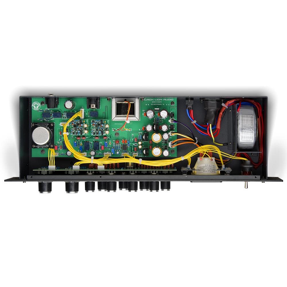 black lion audio pre amps black lion audio eighteen rack mount channel strip – eq & mic pre