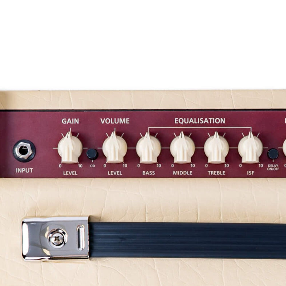 Blackstar Acoustic Guitar Amplifiers Blackstar Debut 30E Cream Oxblood Acoustic Guitar Amplifier