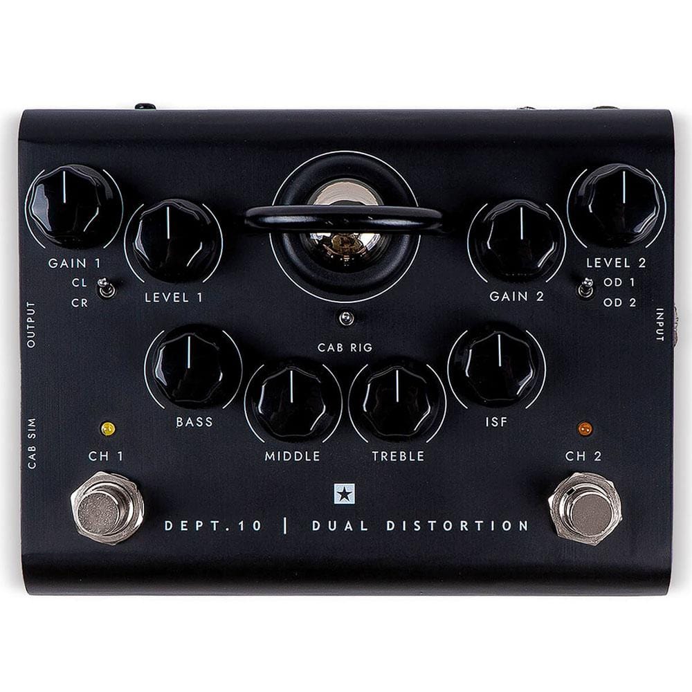 blackstar effect pedals blackstar dept. 10 dual distortion valve guitar effect pedal