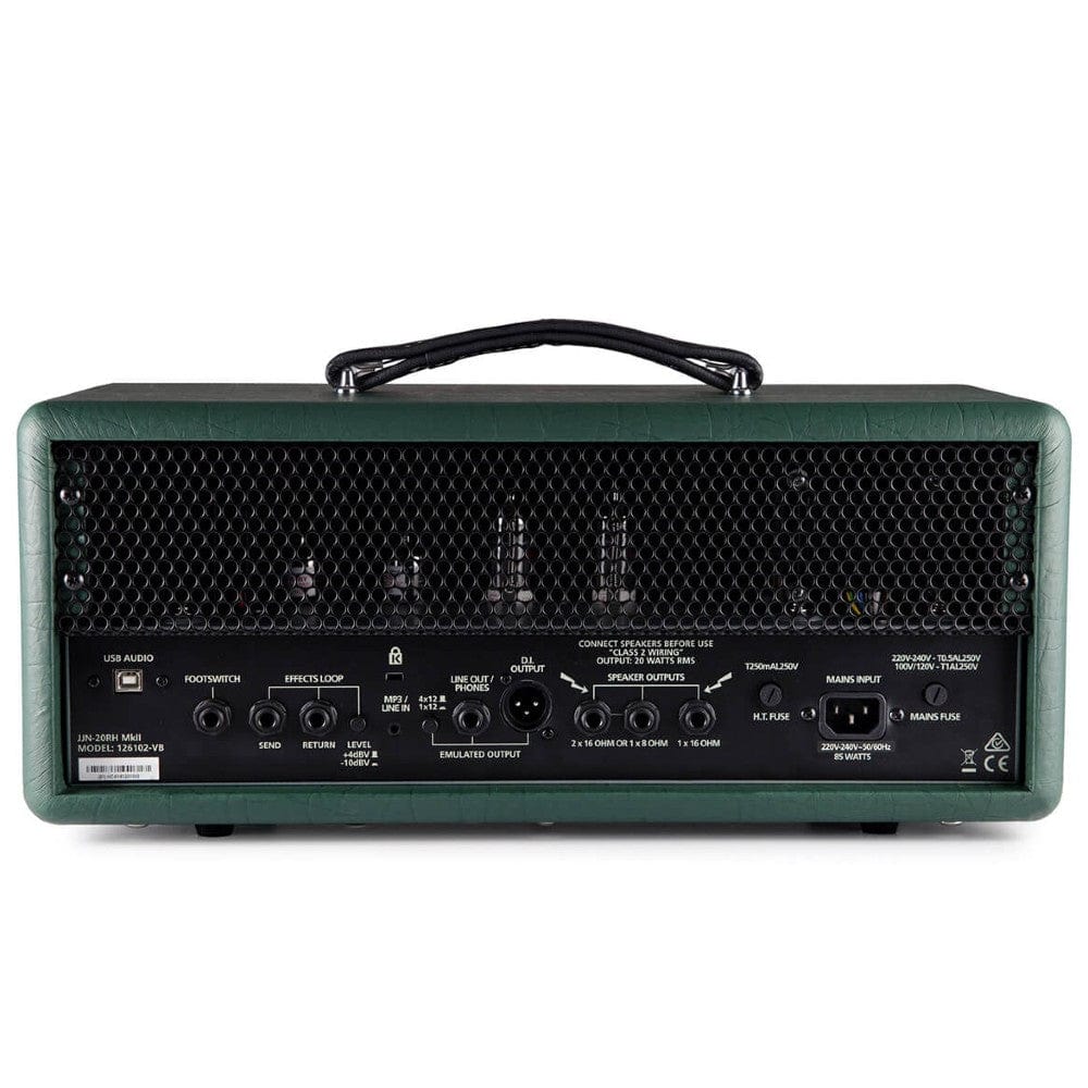 blackstar electric guitar amplifier heads blackstar jjn-20rh mkii signature 20 watt valve amplifier head