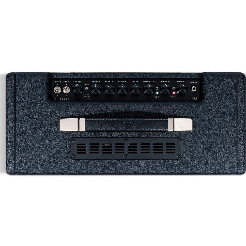 blackstar guitar combo amplifiers black blackstar st. james 50 6l6 50 watts guitar combo amplifier - black
