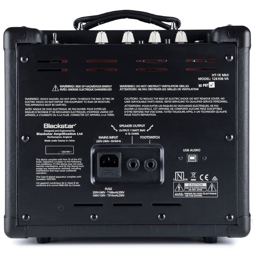 blackstar guitar combo amplifiers blackstar ht-1r mkii british design valve guitar amplifier combo w/reverb
