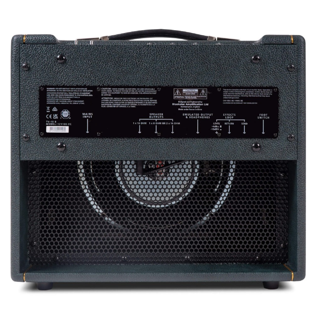 Blackstar Guitar Combo Amplifiers Blackstar TV-10 B EL34 Class A Single Ended 1x12 Valve Combo Guitar Amplifier