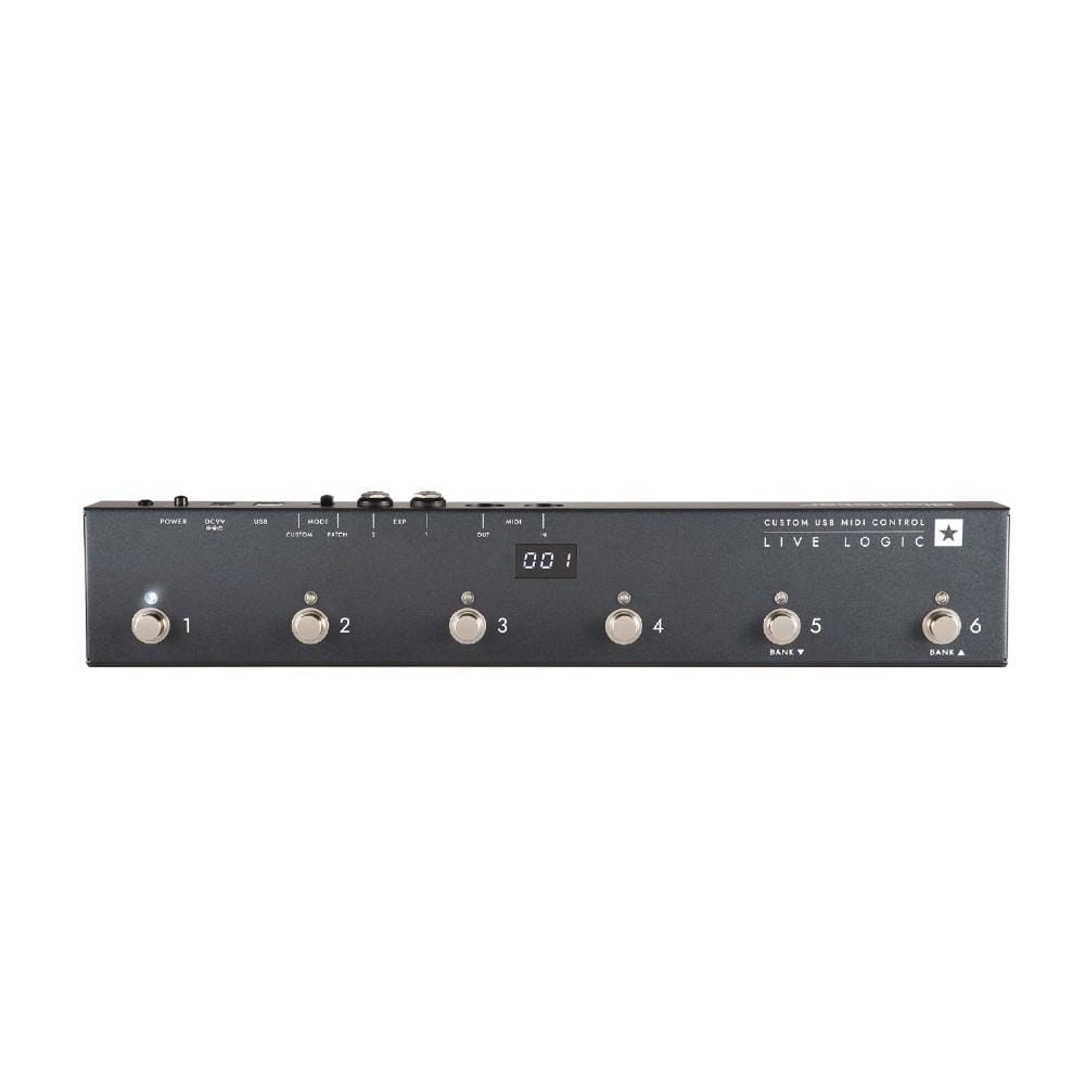 blackstar midi foot controllers blackstar live logic 6-button usb midi foot controller