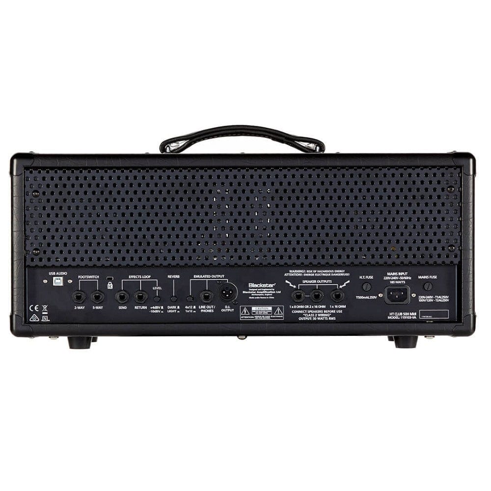 blackstar tube amplifiers blackstar ht club 50 mkii tube ampilfier - head
