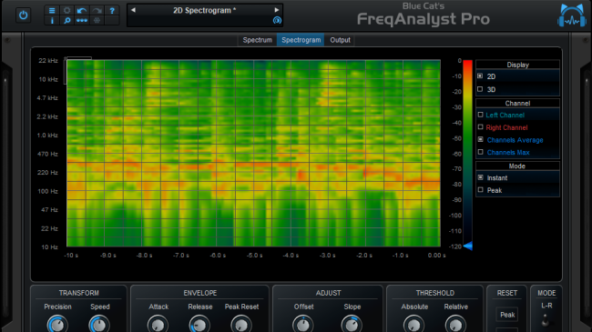 Blue Cat Audio Virtual Processors Blue Cat FreqAnalyst Pro Frequency Analyzer