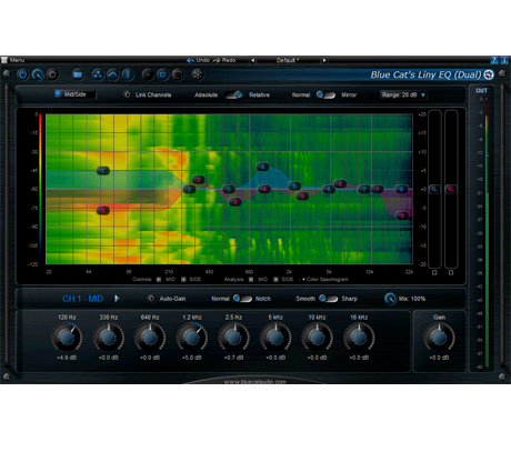 Blue Cat Audio Virtual Processors Blue Cat LinyEQ Equalizer