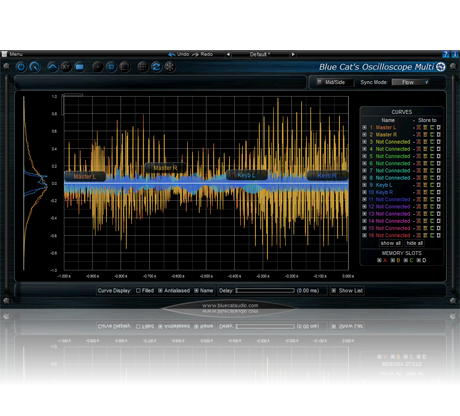 Blue Cat Audio Virtual Processors Blue Cat OsciloscopeMulti Oscilloscope