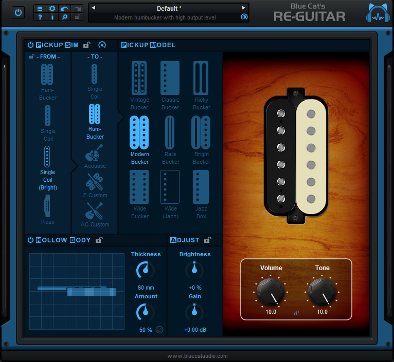 Blue Cat Audio Virtual Processors Blue Cat Re-Guitar Guitar Amp Simulator